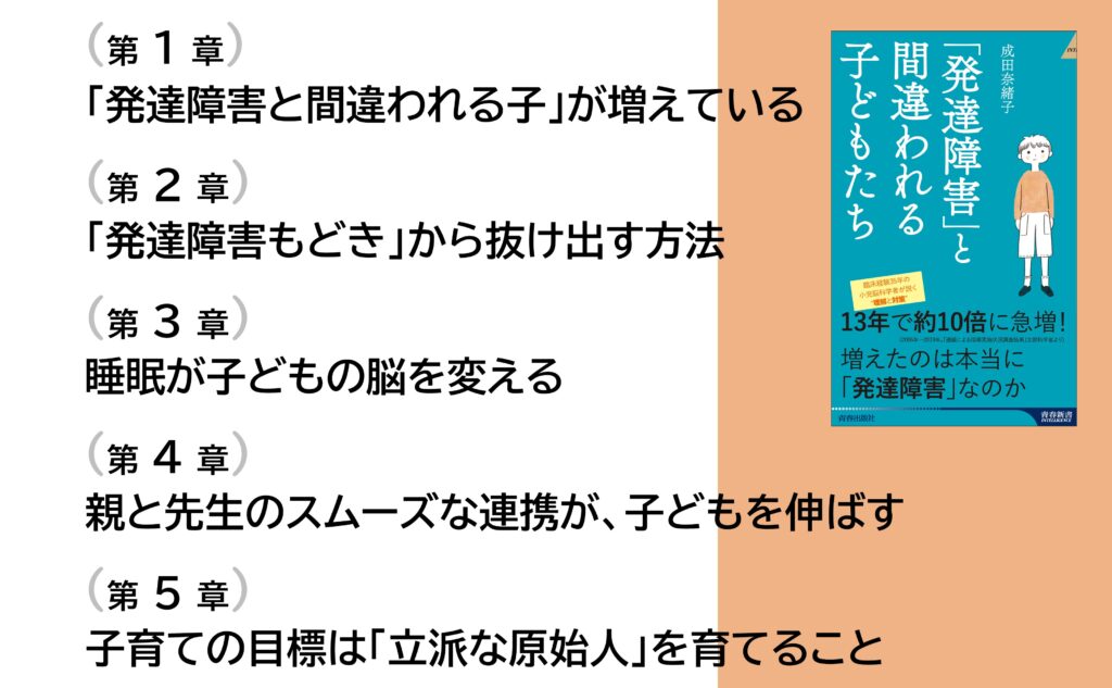 3月2日、青春出版社（東京都・新宿区）から35年にわたって子どもの脳・育ちに向き合ってきた小児科医がによる『「発達障害」と間違われる子どもたち』（成田奈緒子／著）が発売されました。