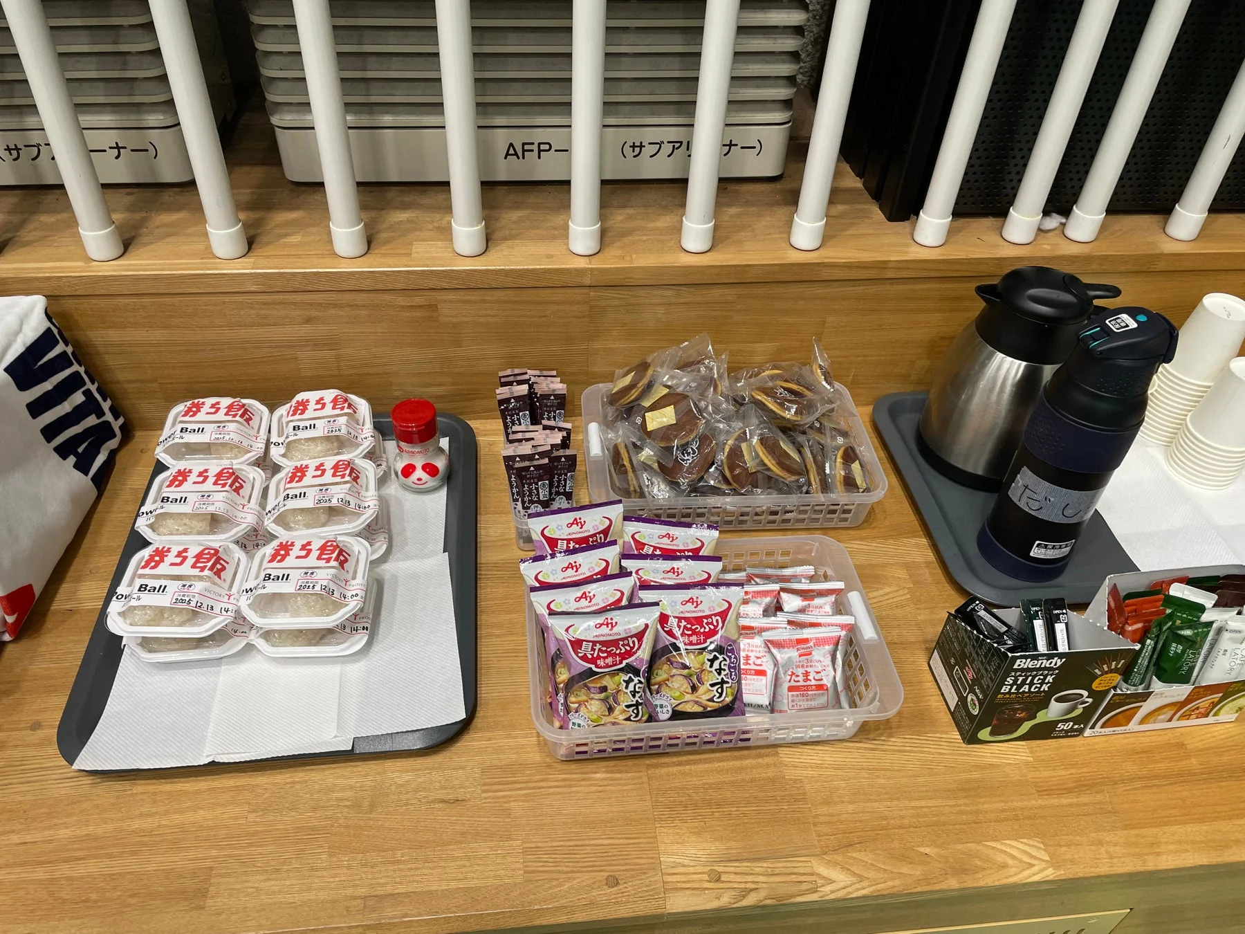 軽食コーナーの様子