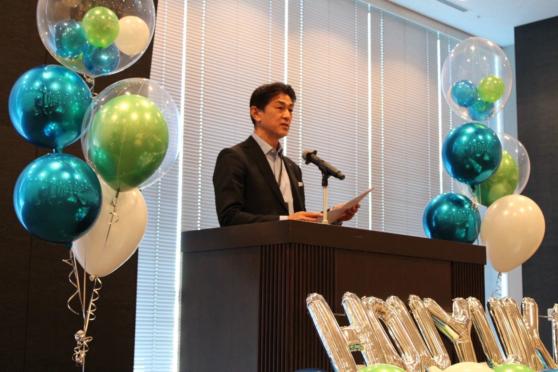 スピーチの様子