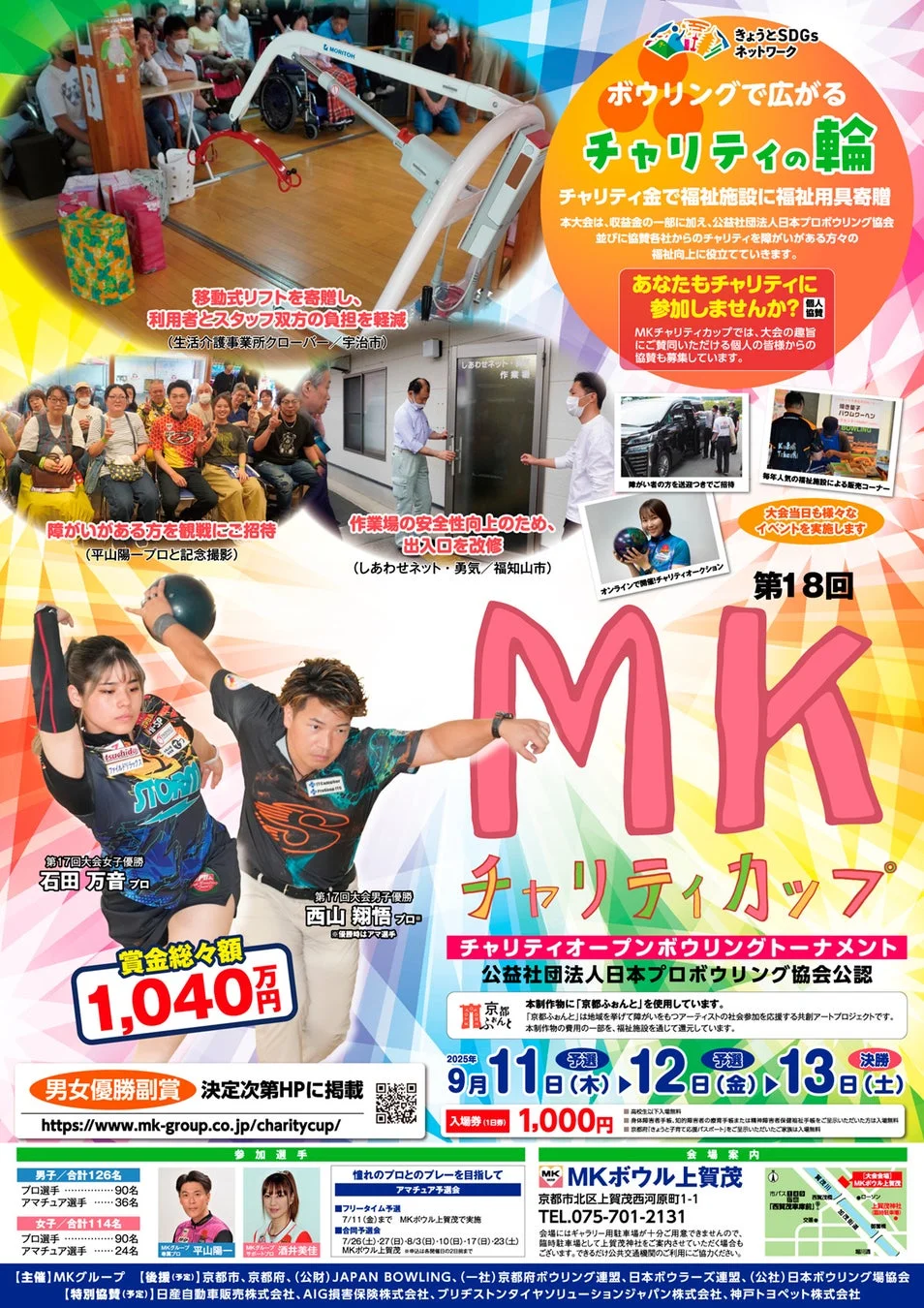 第18回MKチャリティカップのポスター