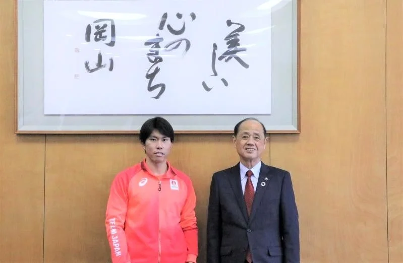 石本選手と関係者