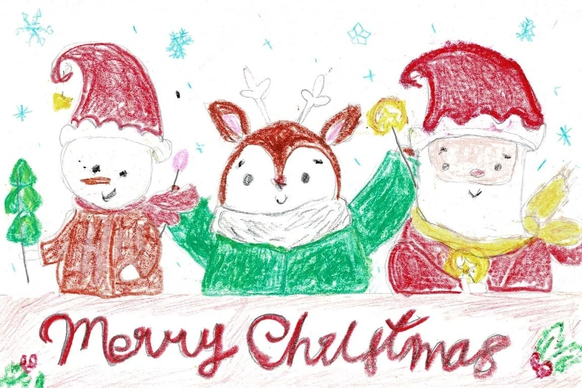 クリスマスのお祝いイラスト