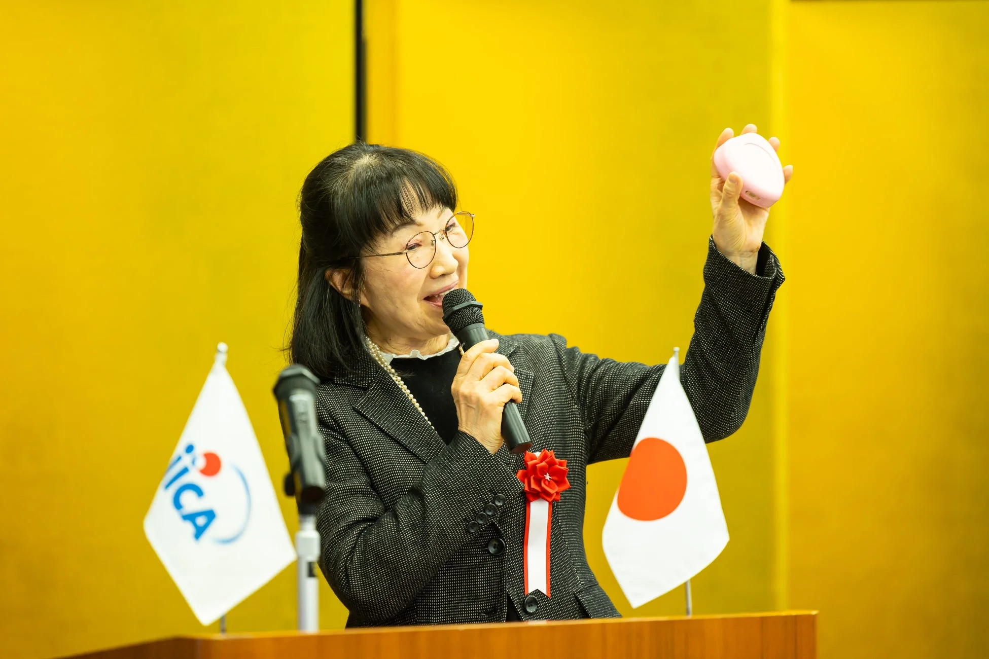 尾形 優子氏のスピーチ