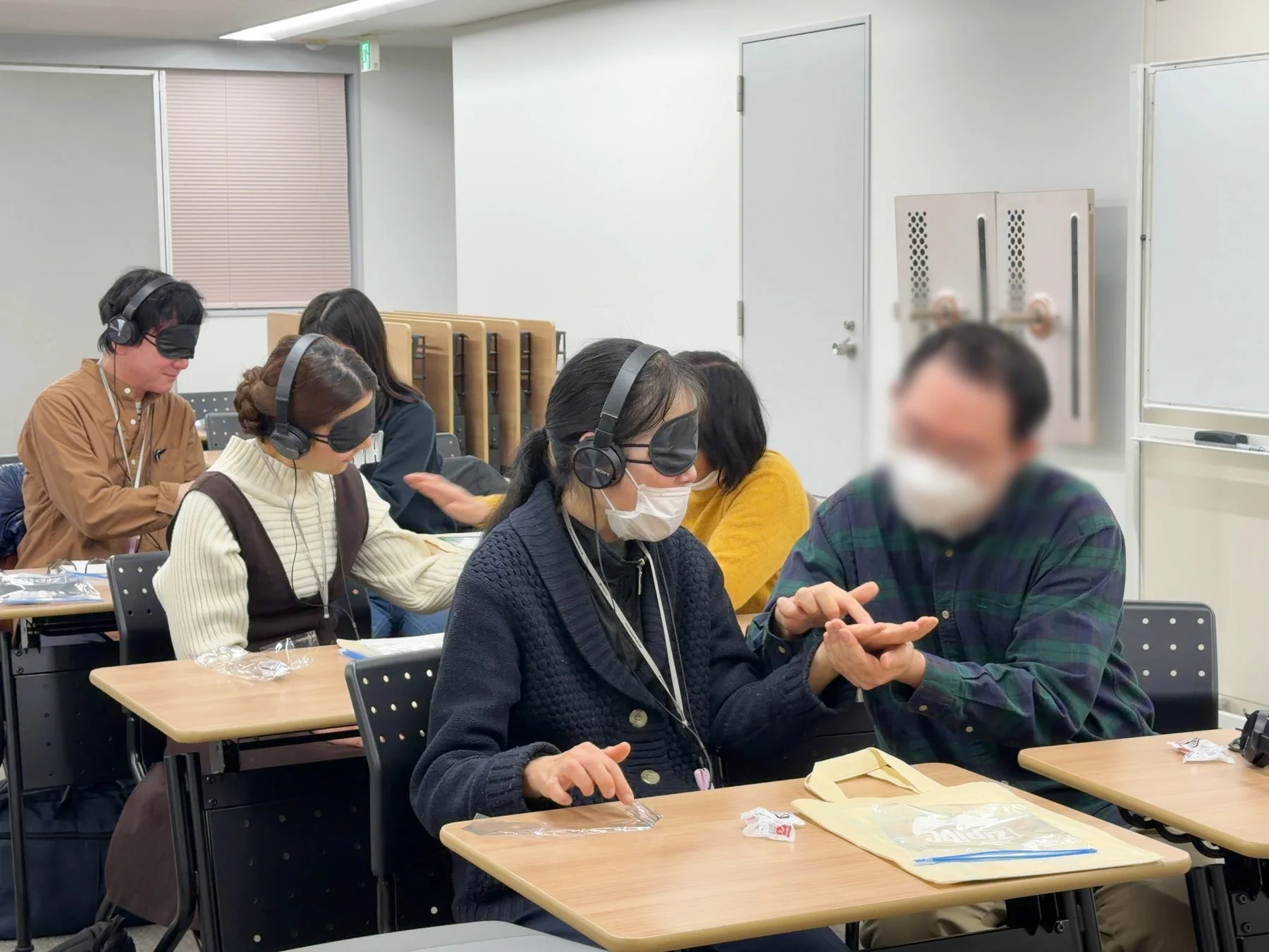 疑似体験の様子