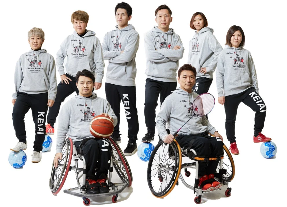 ケイアイチャレンジドアスリートチームの集合写真