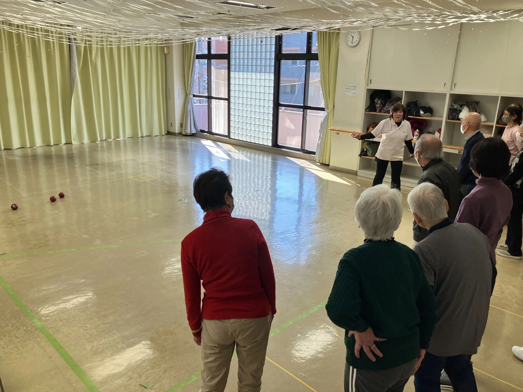 ボッチャ体験会の様子