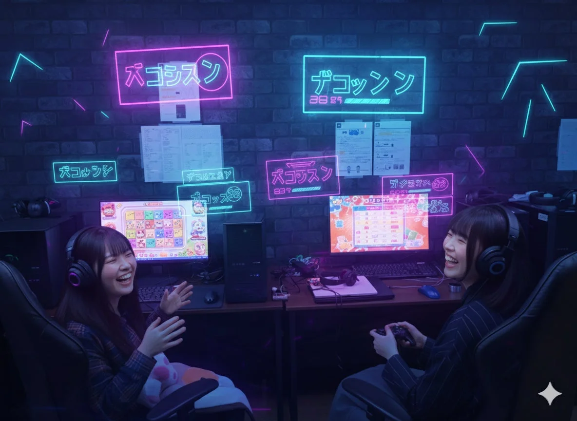 ゲームを楽しむ女性たち