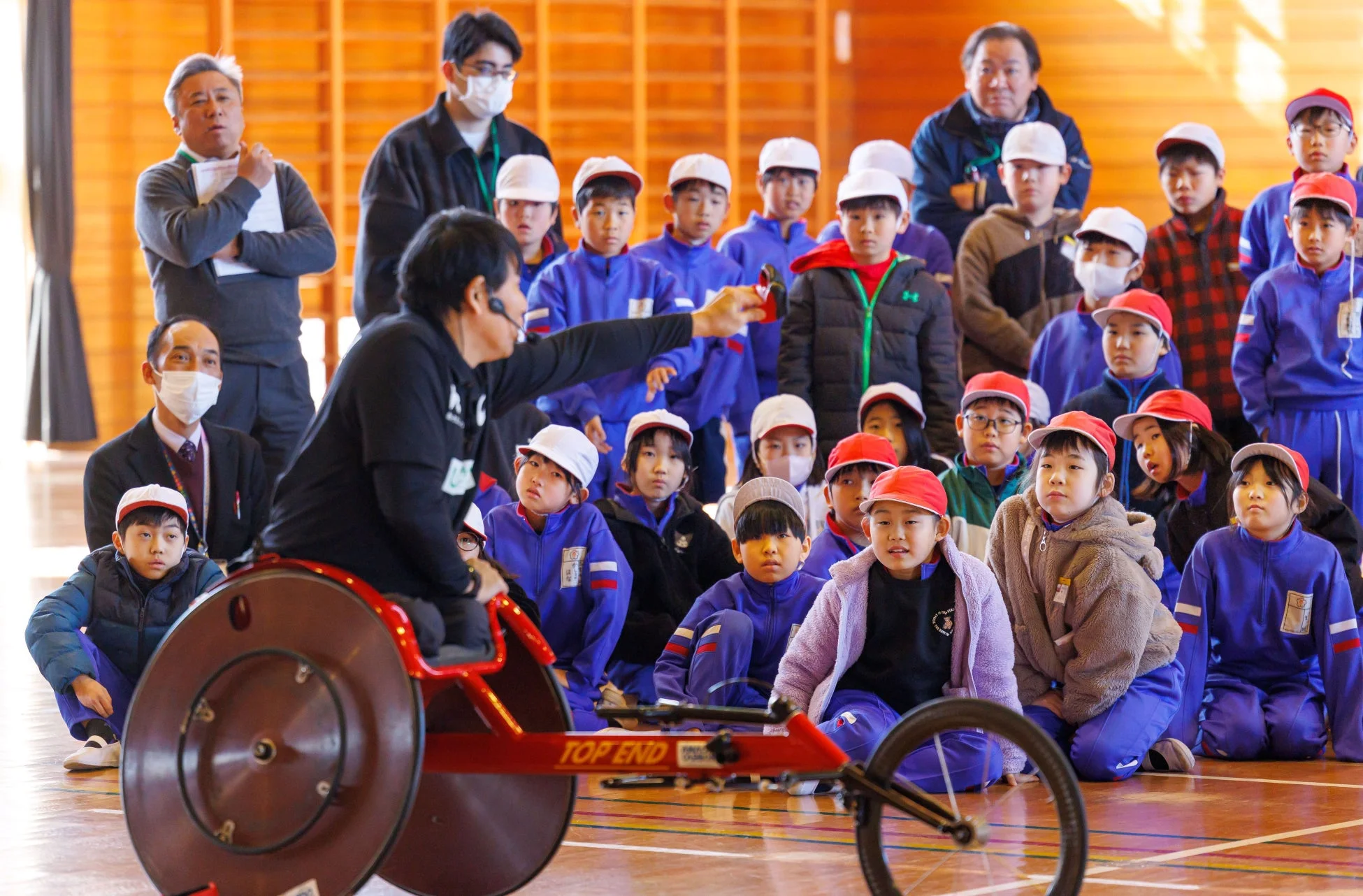 3,000回目の授業を行った永尾嘉章講師