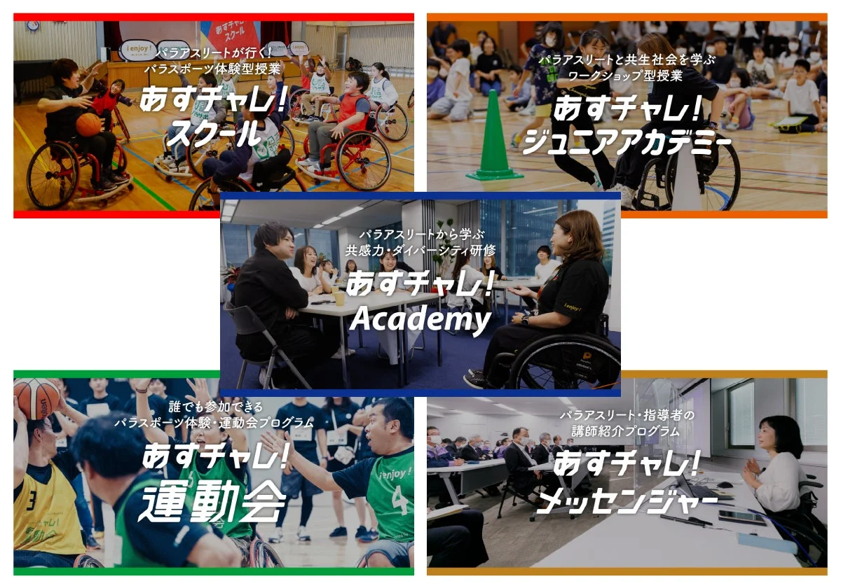 あすチャレ!が提供する5つのプログラム