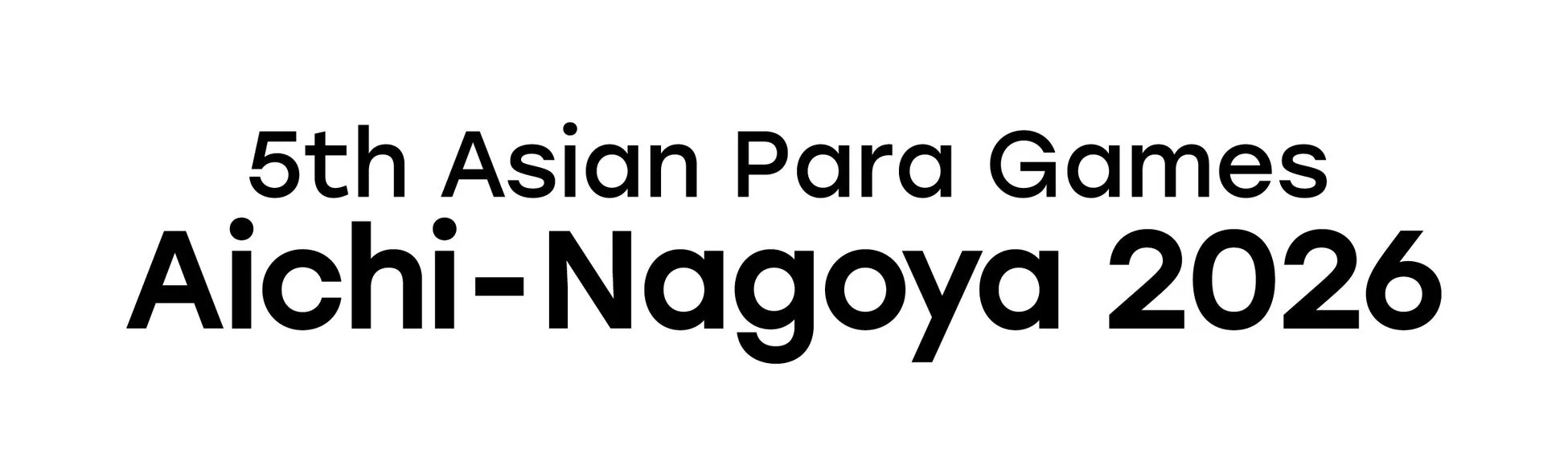 5th Asian Para Games Aichi-Nagoya 2026 ロゴ