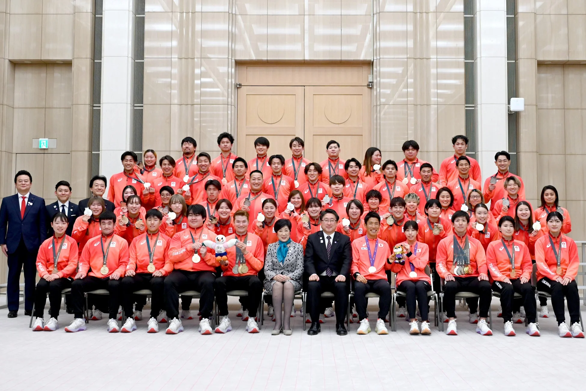 アスリート集合写真