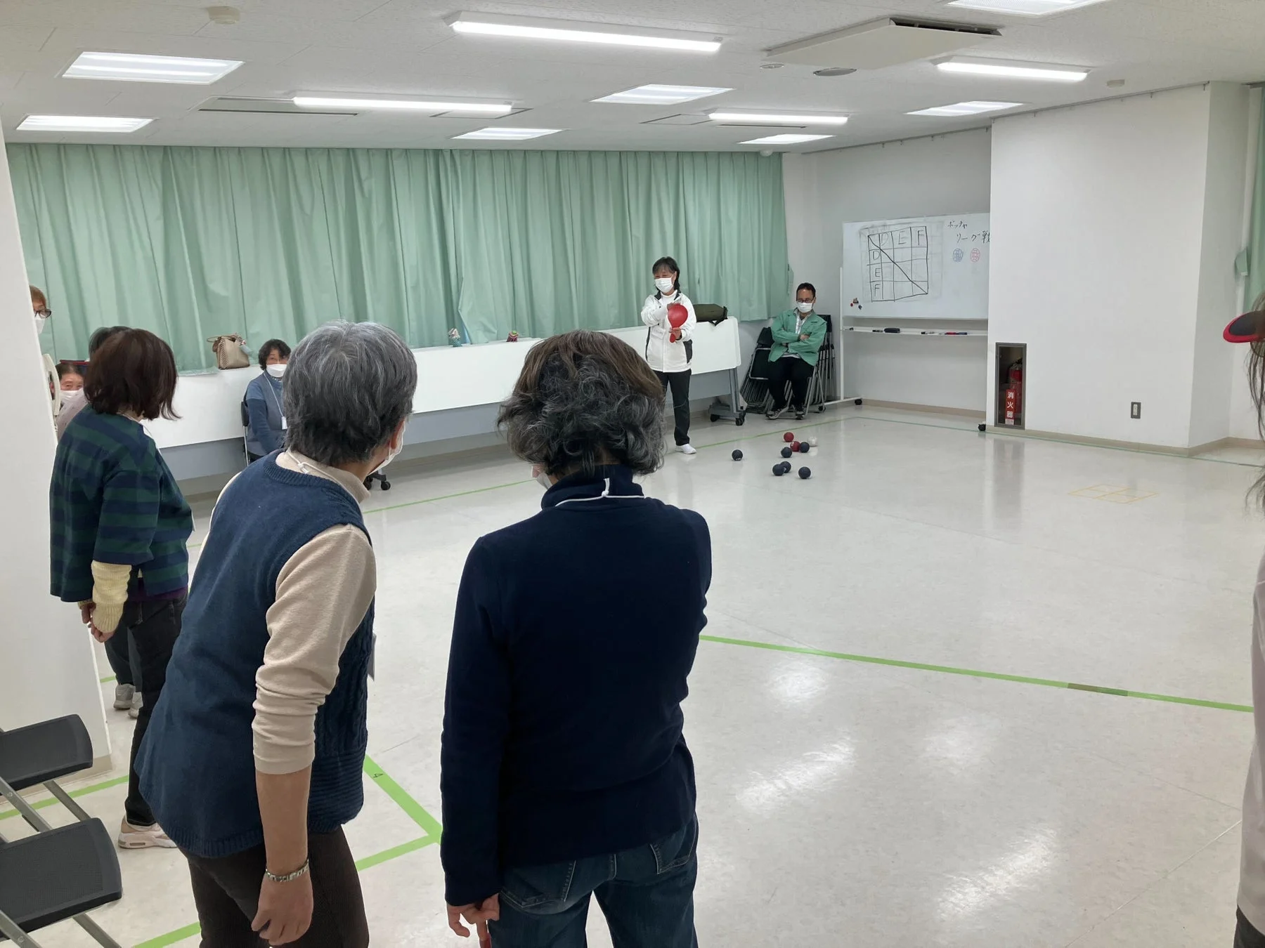 ボッチャ体験会の様子