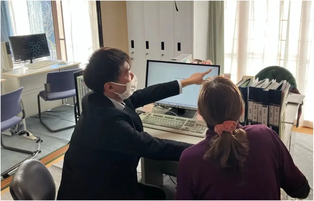 事業所への個別訪問サポートの様子