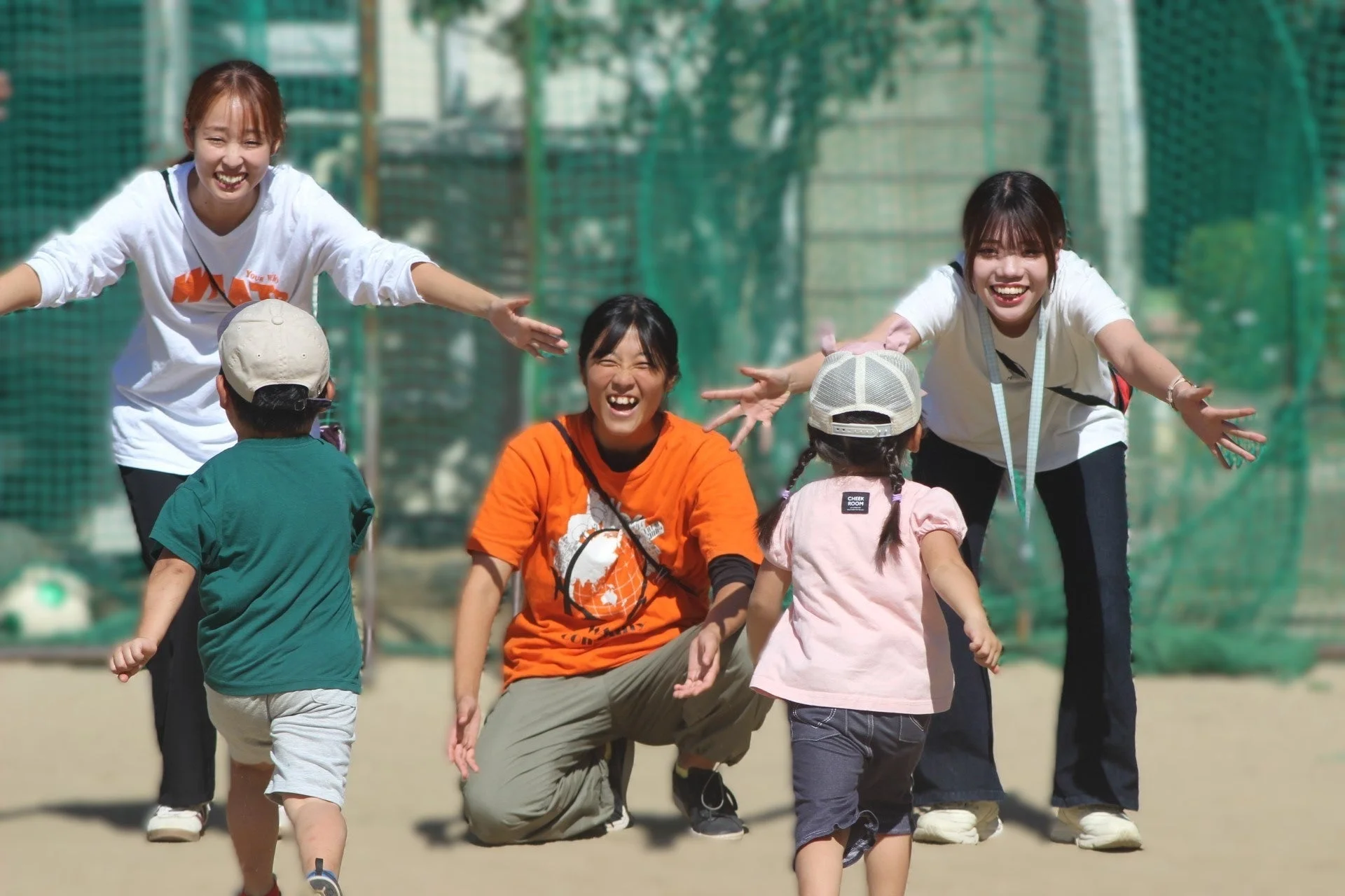 子供たちと大人の交流