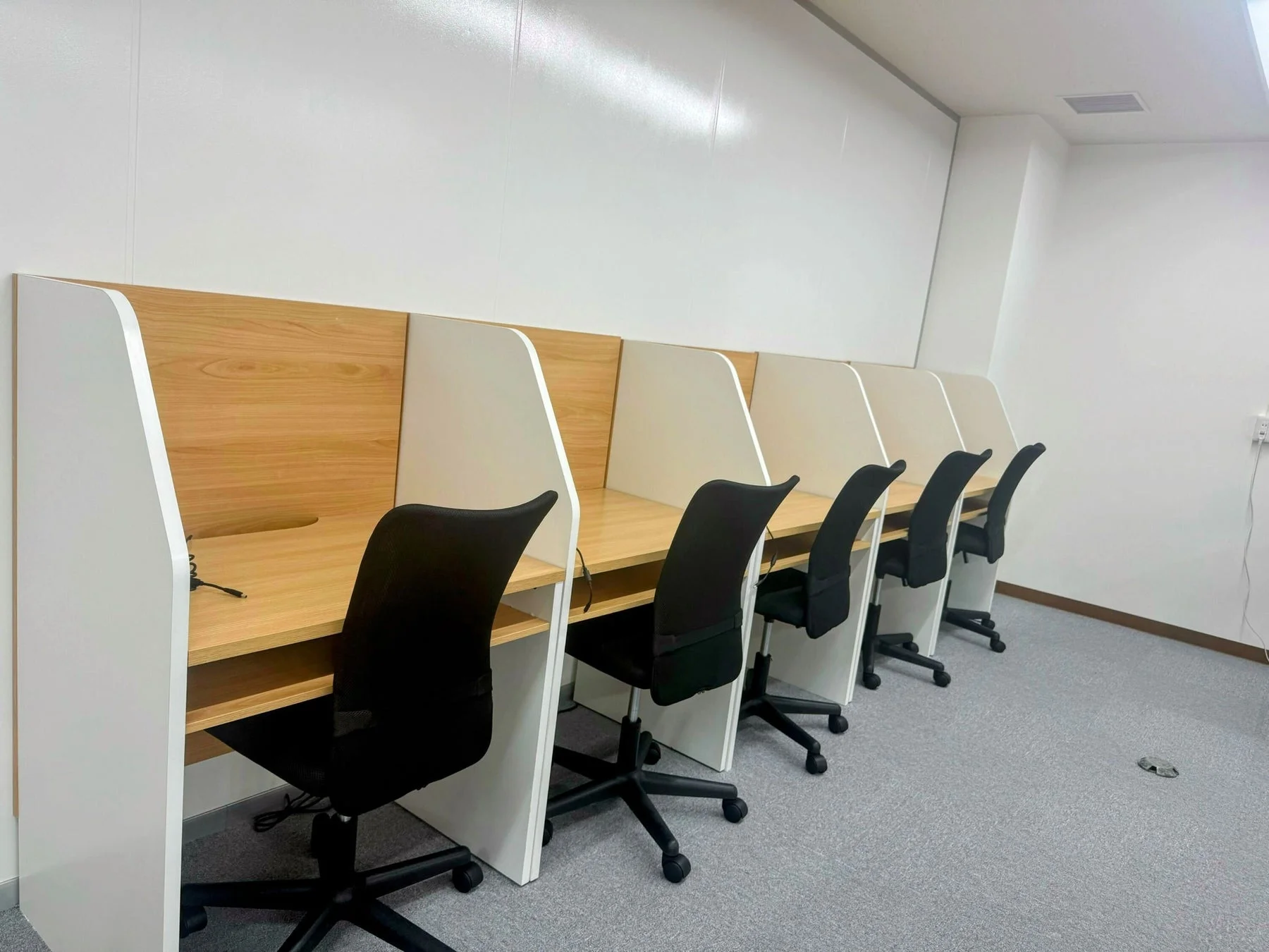 清潔感のある学習環境