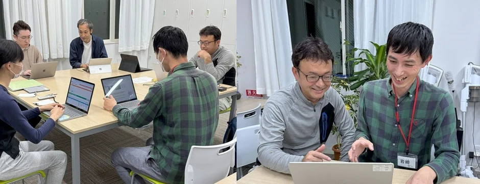 オフィスでのミーティング風景