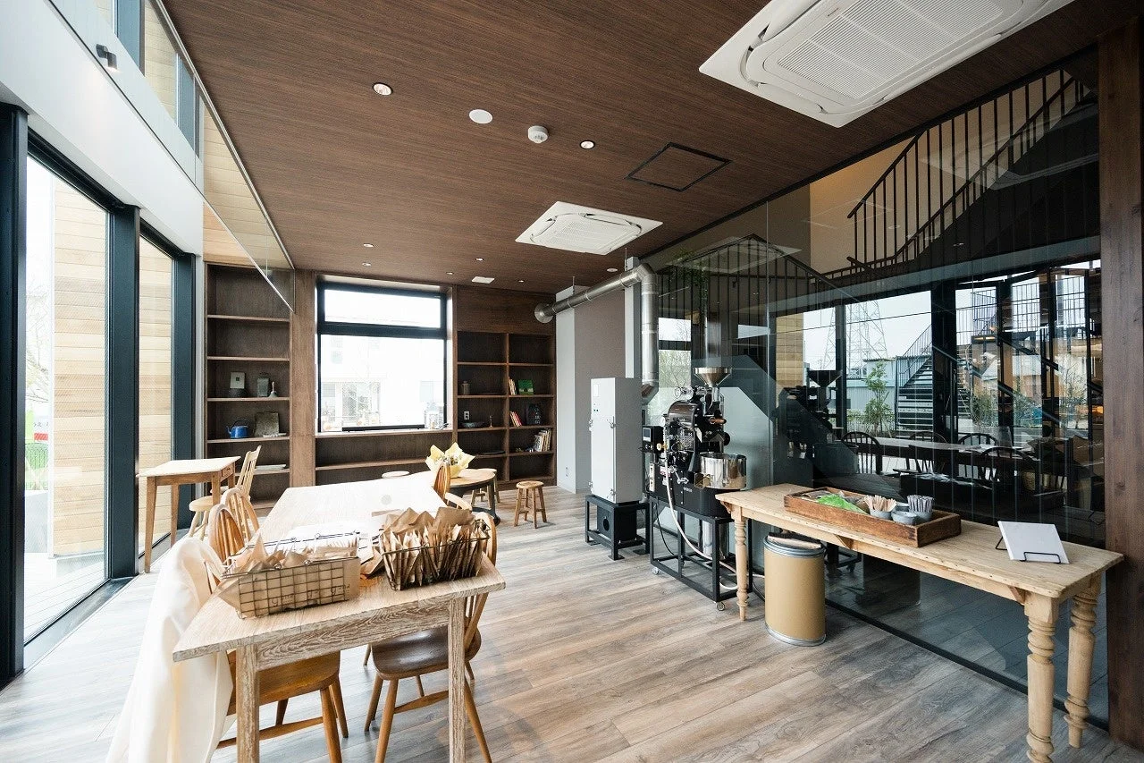 カフェ、モダンインテリア