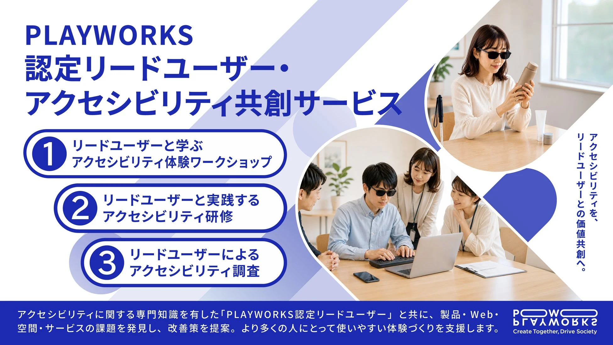 PLAYWORKS認定リードユーザー・アクセシビリティ共創サービス