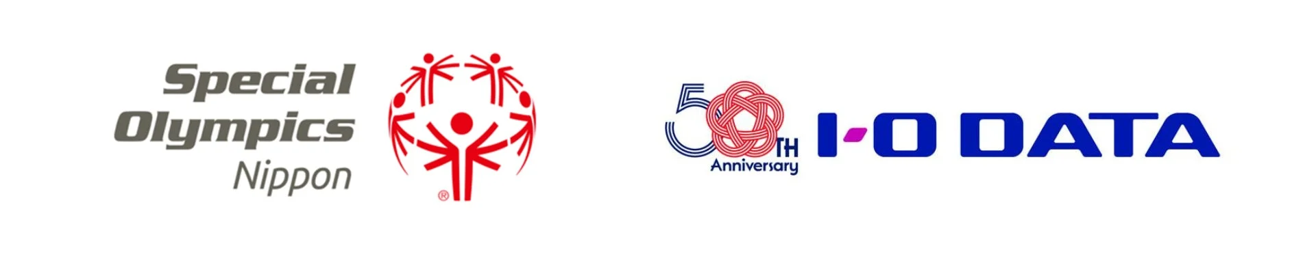 スペシャルオリンピックス日本とアイ・オー・データのロゴ