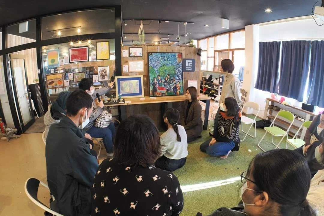 アートギャラリーのような空間