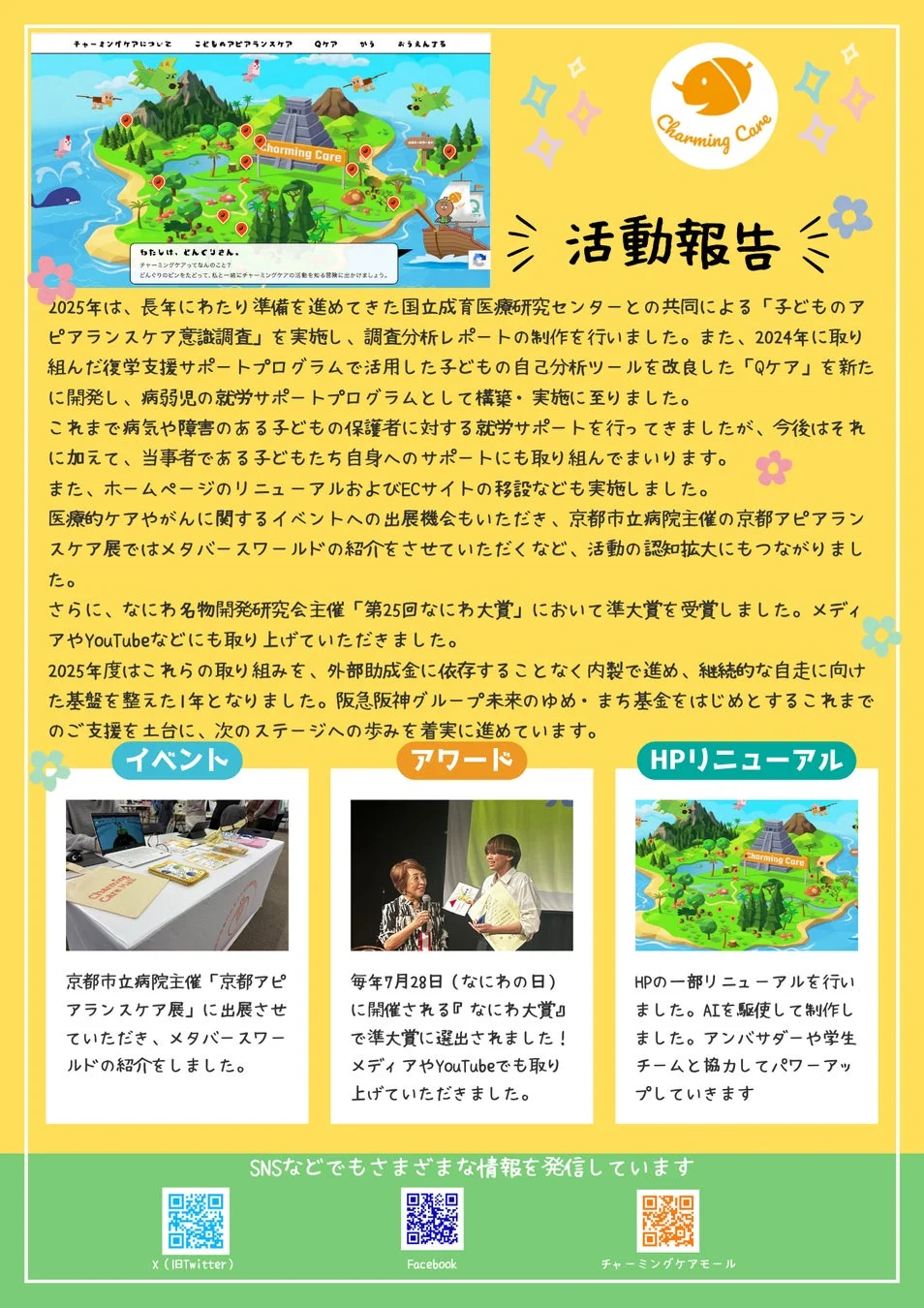 チャーミングケア活動報告