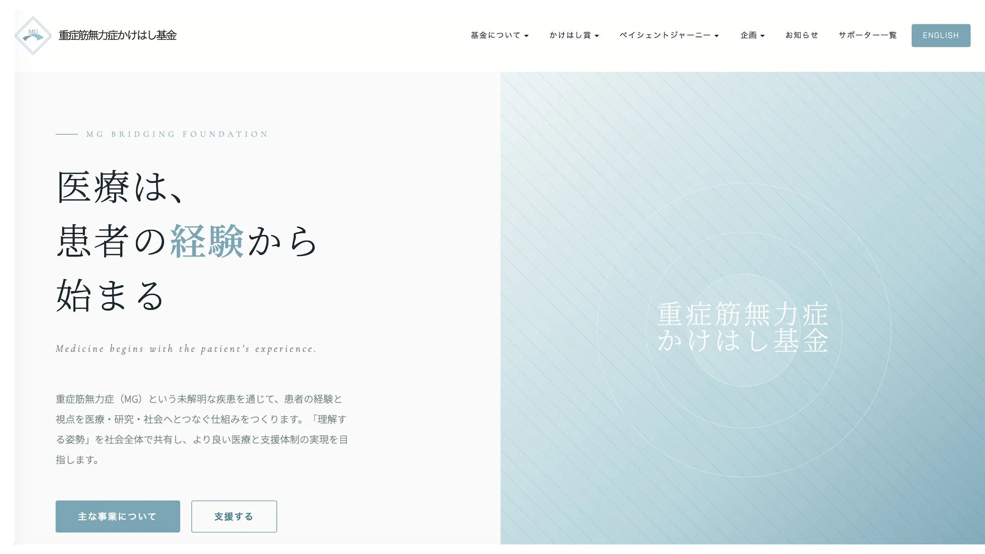 重症筋無力症かけはし基金ウェブサイト