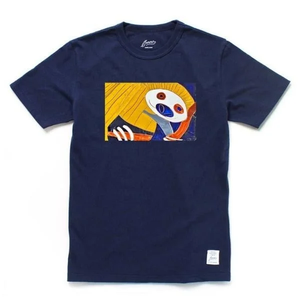 抽象画の顔Tシャツ
