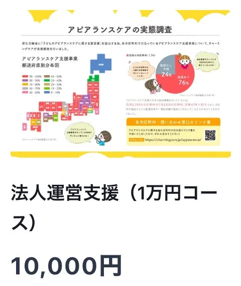 アピアランスケア実態調査と法人運営支援