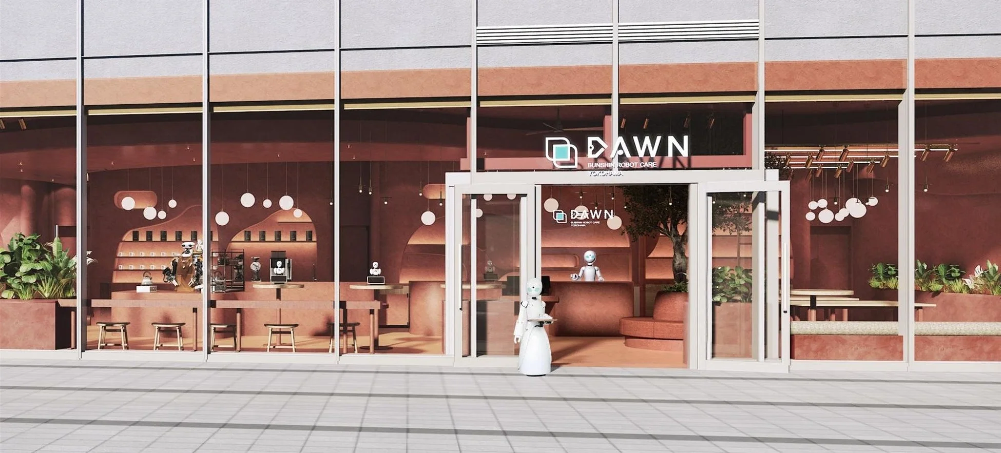 分身ロボットカフェDAWN YOKOHAMAの店舗外観イメージ