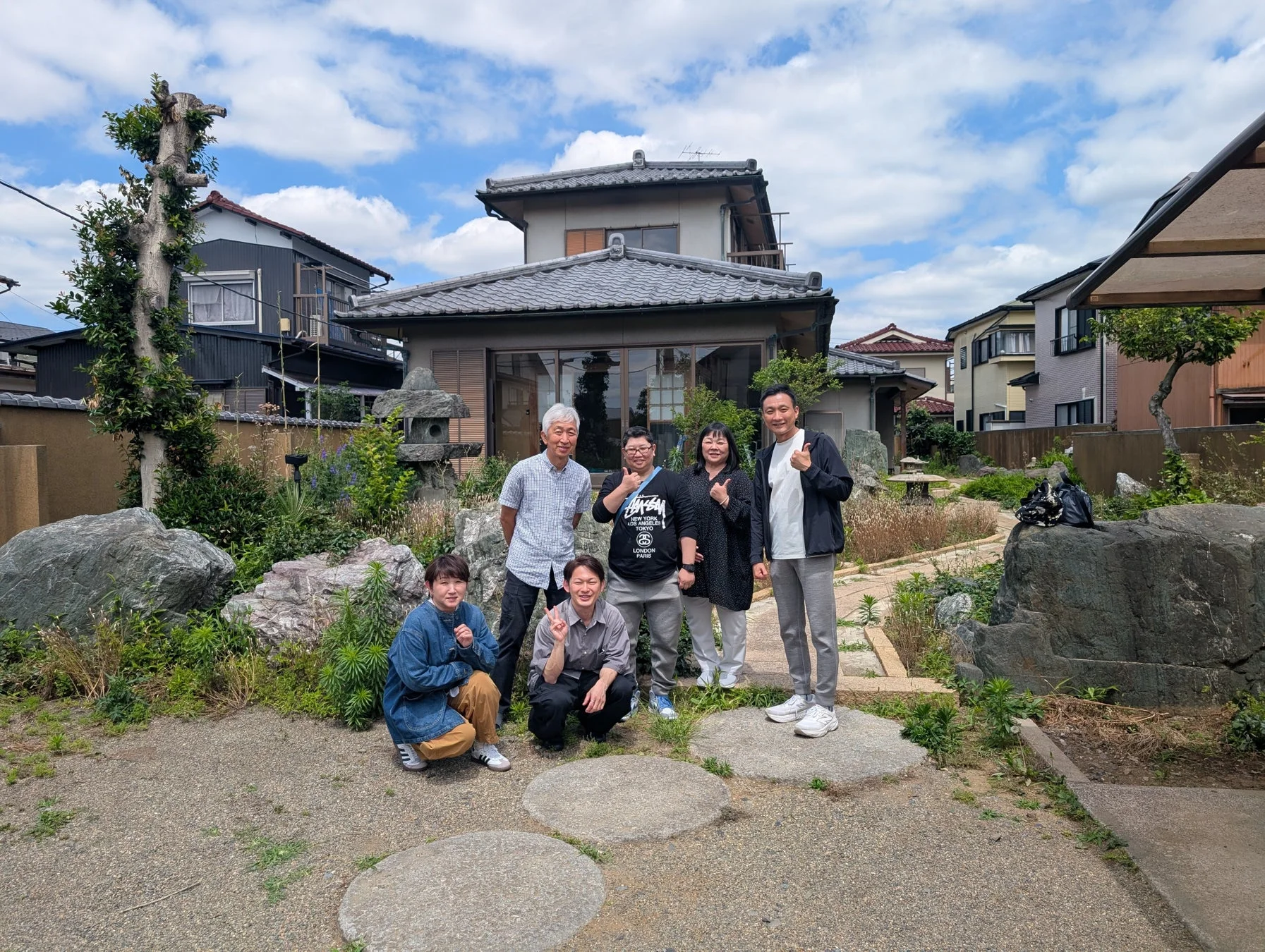 庭園のある日本家屋