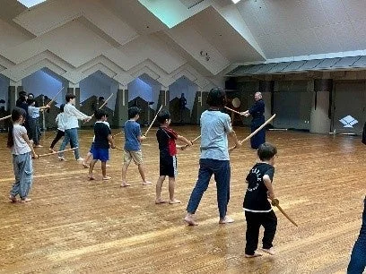 武道体験の様子