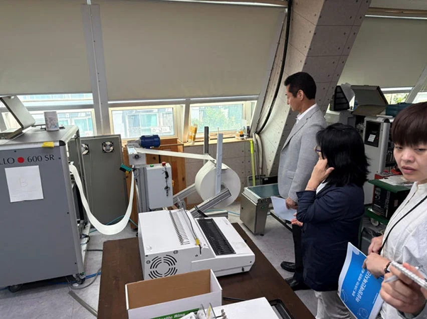 「ハサン障害者福祉館」での見学風景