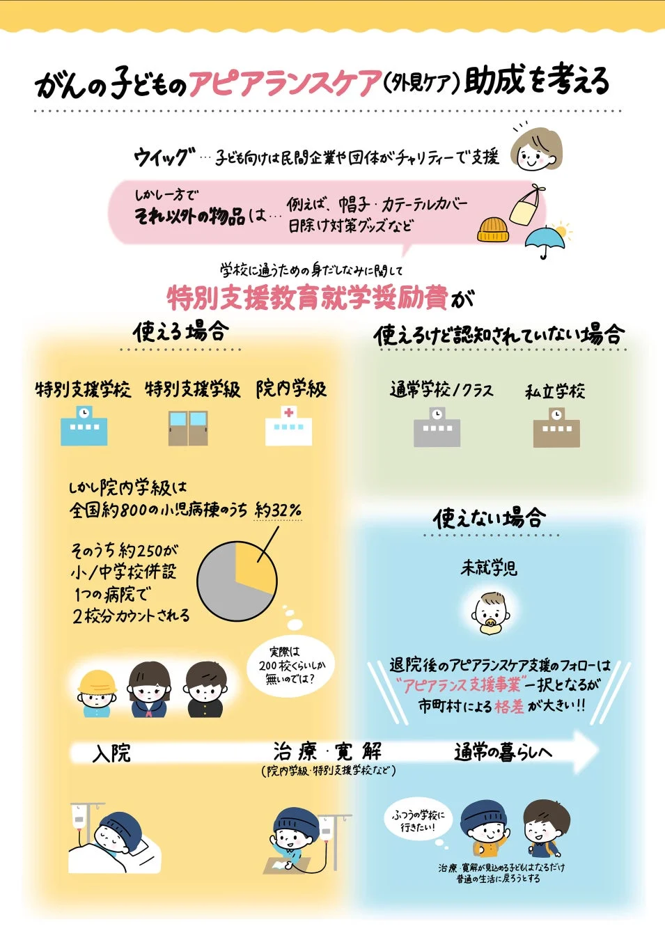 がんの子どものアピアランスケア助成を考える