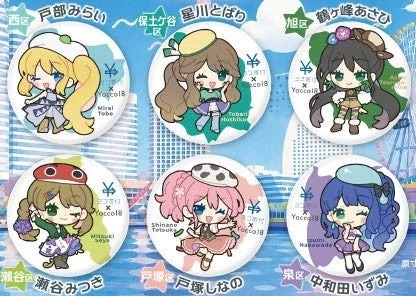 第2弾のキャラクター缶バッジ