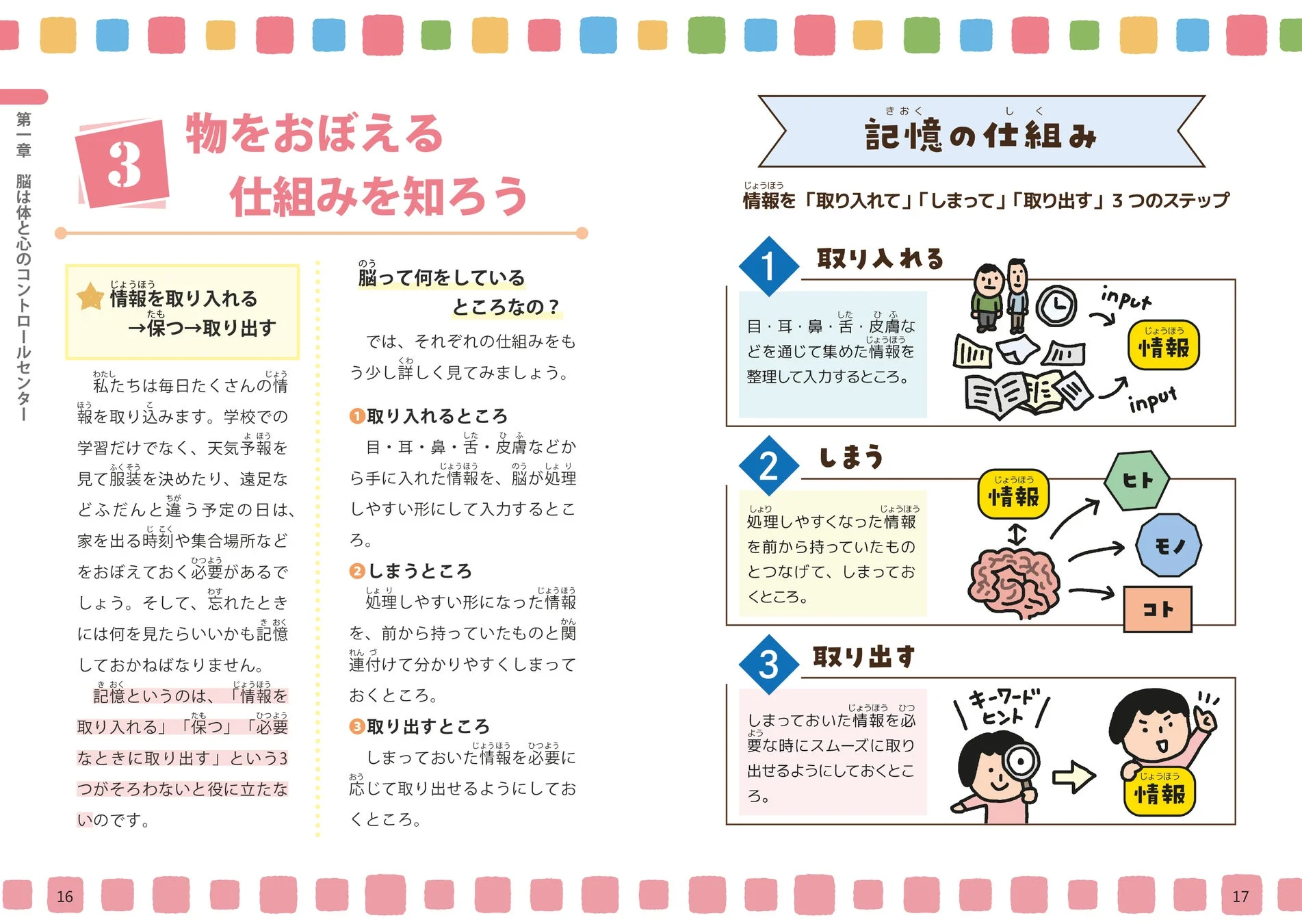 物をおぼえる仕組み